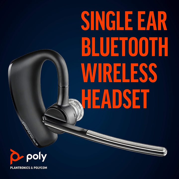 Plantronics Bluetooth Headset Voyager Legend + Ladehülle, Schwarz, uni Mit Ladecase Single, Mit Lade