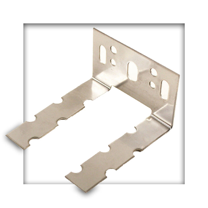 Wandanschlussanker starr Edelstahl 60x1,25 mm Wandverbinder Maueranker 20 Stück, 20 Stück