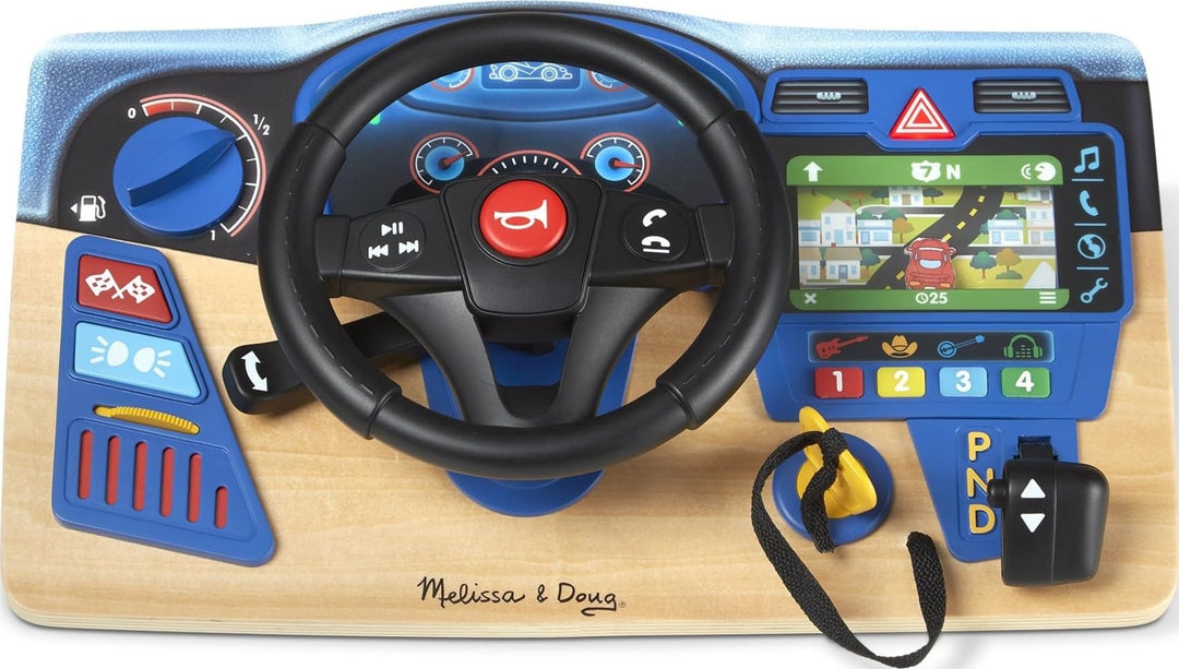 Melissa &amp; Doug Vroom &amp; Zoom Armaturenbrett | Fantasiespiel | Licht- und Soundspielzeug für Kinder |