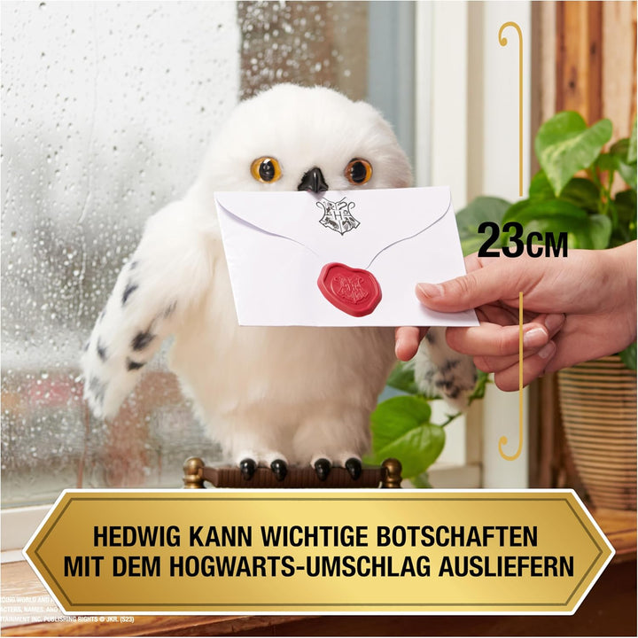 Wizarding World Harry Potter - Interaktive Plüsch-Eule Hedwig mit über 15 Geräuschen und Bewegungen