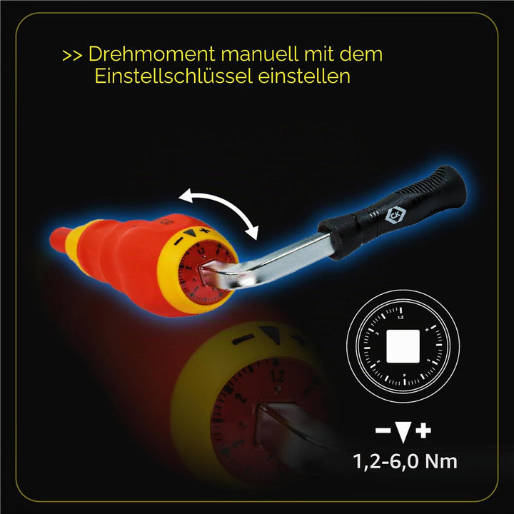 Dexpress Drehmomentschraubendreher 1,2-6,0 NM