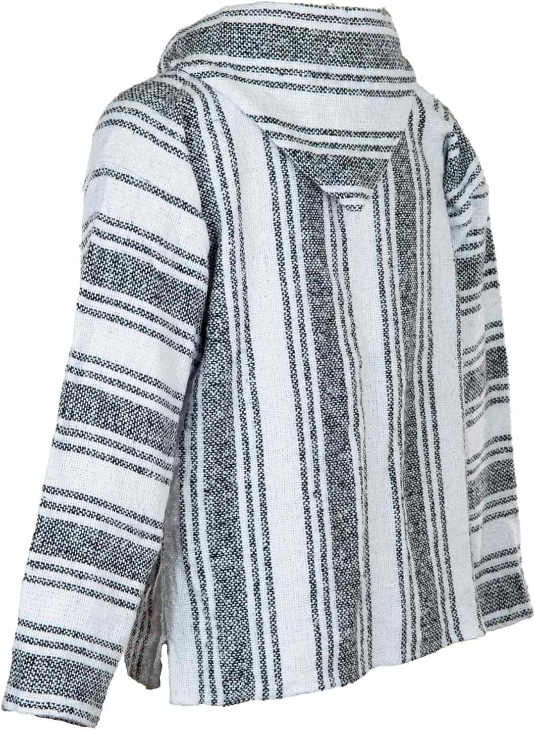 Siesta Baja Hoodie – Mexikanischer Jerga Hippie Pulli Kapuzenpullover für Herren und Damen XL Gebroc