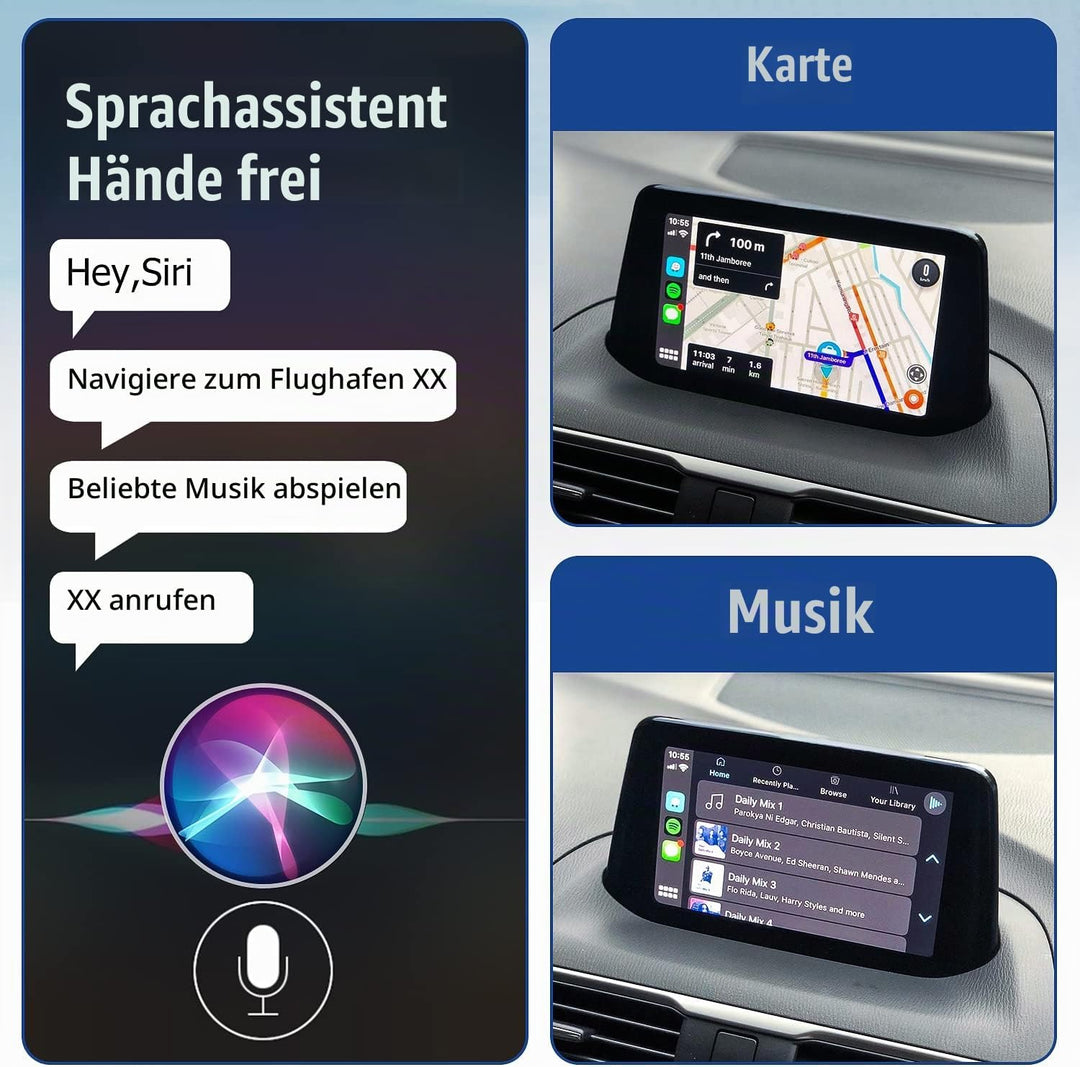 Mazda Wireless Carplay Retrofit Kit, TK78-66-9U0C OEM USB-Hub für das MZD Connect System, kompatibel