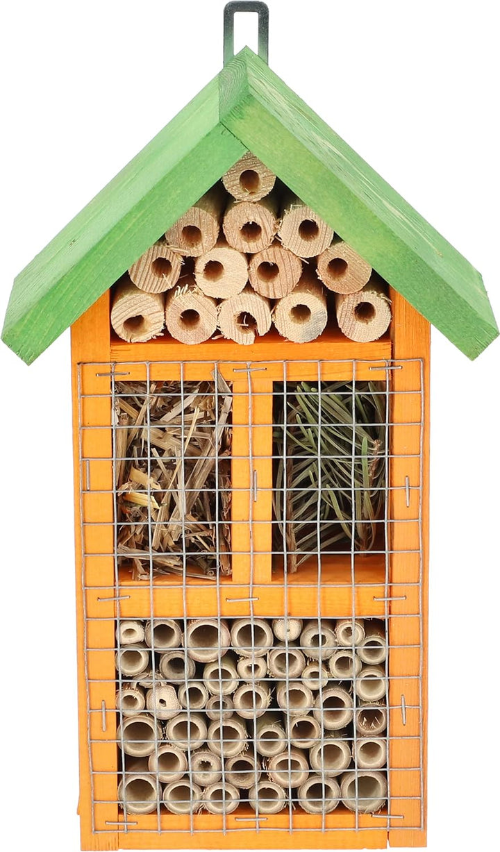 KOTARBAU® Holz Insektenhotel mit Hängefunktion Hervorragend für den Garten Umweltfreundlich Für Bien