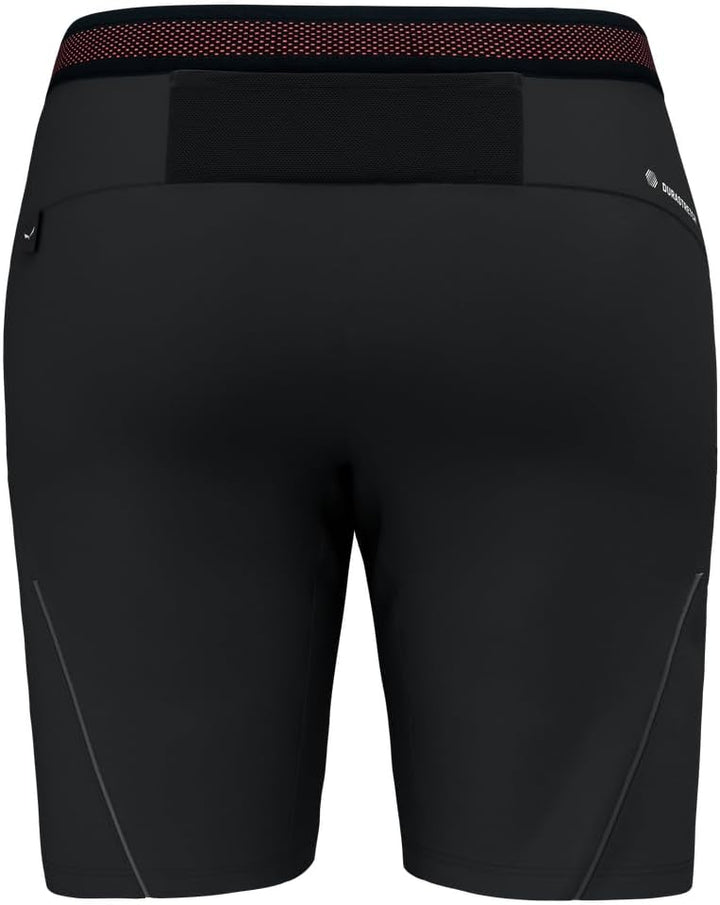 SALEWA Damen Wanderhose Kurz PEDROC DST SHORTS 34 Black Out, 34 Black Out