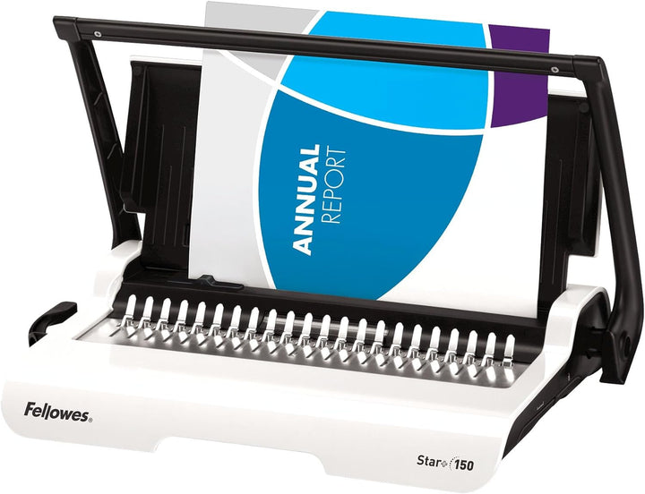Fellowes Bindemaschine Stern + Kamm Bindung (5006501), 7,9 x 45 x 24,9 cm Einzelbett, Einzelbett