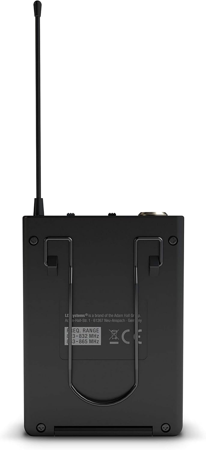 LD Systems U308 BPL - Funksystem mit Bodypack und Lavalier Mikrofon - 823-832 MHz + 863-865 MHz 863