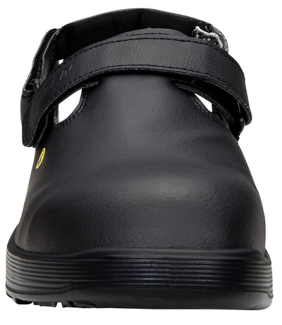 ELTEN Clog MICHEL black ESD SB, Damen und Herren, Textil, Stahlkappe, leicht, klassisch, Schwarz, Gr