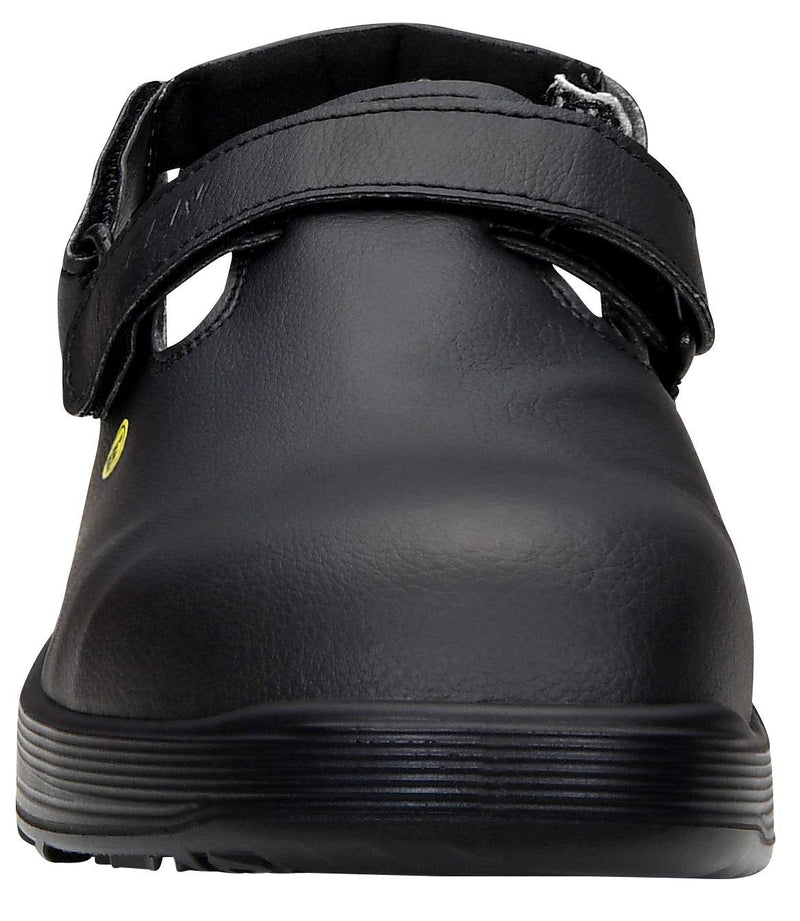 ELTEN Clog MICHEL black ESD SB, Damen und Herren, Textil, Stahlkappe, leicht, klassisch, Schwarz, Gr
