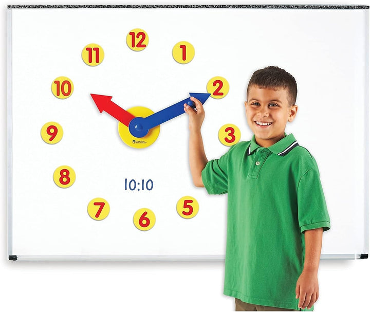 Learning Resources Magnetisches Uhrenset mit Zahnrad