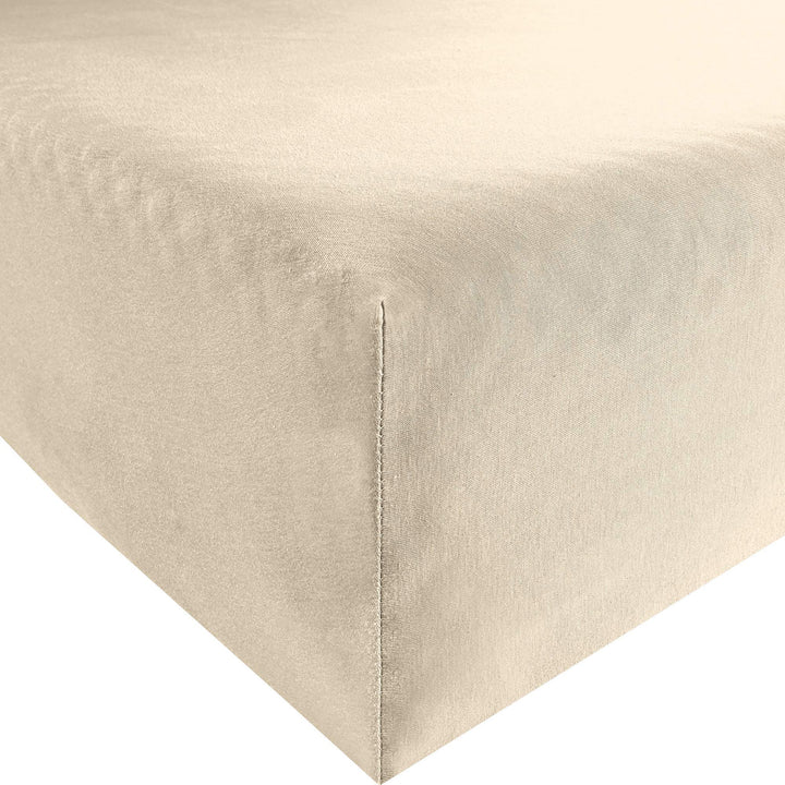 Bassetti Spannbettlaken 094 Ecru Baumwolle/Elastan, Masse: 140cm x 200cm, 160cm x 220cm, 9222206 140