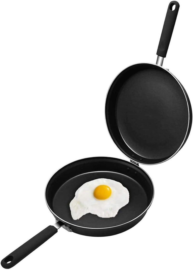 MGE - Omelette-Pfanne für Induktion und Vitro - Aluminium - Ø 24 cm - Schwarz