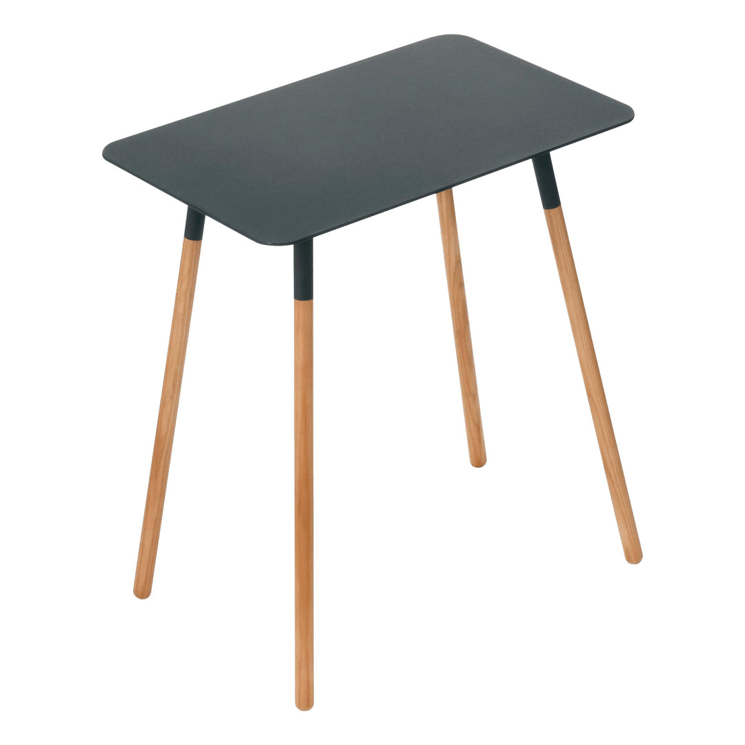 Side Table square - Plain - black Schwarz, Schwarz