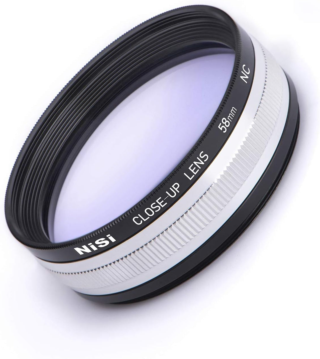 NiSi 58mm Close Up Linse Nahlinsen Filter Kit - inkl 49-58 mm Adapterring, 52-58 mm Adapterring, Obj
