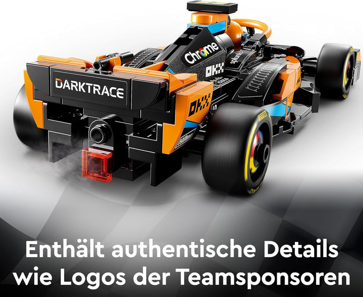 LEGO Speed Champions McLaren Formel 1 Rennwagen 2023, Spielzeug für Kinder ab 9 Jahren,Geschenkidee