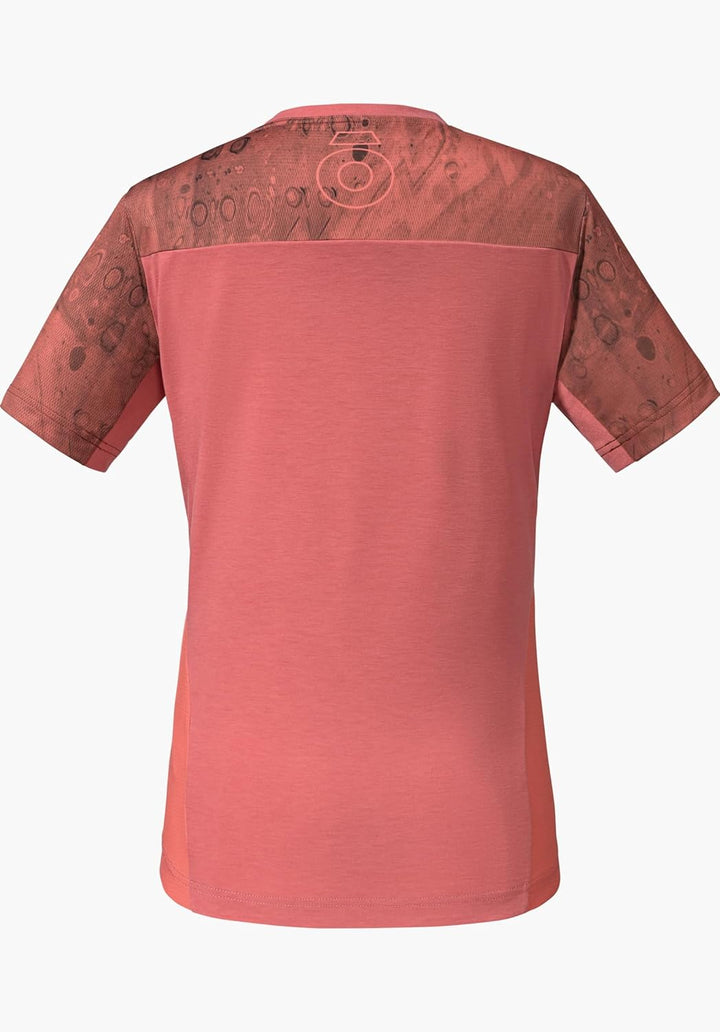 Schöffel Damen Shirt Valbella L atmungsaktives Radtrikot, schnell trocknendes Funktionsshirt mit 4-W