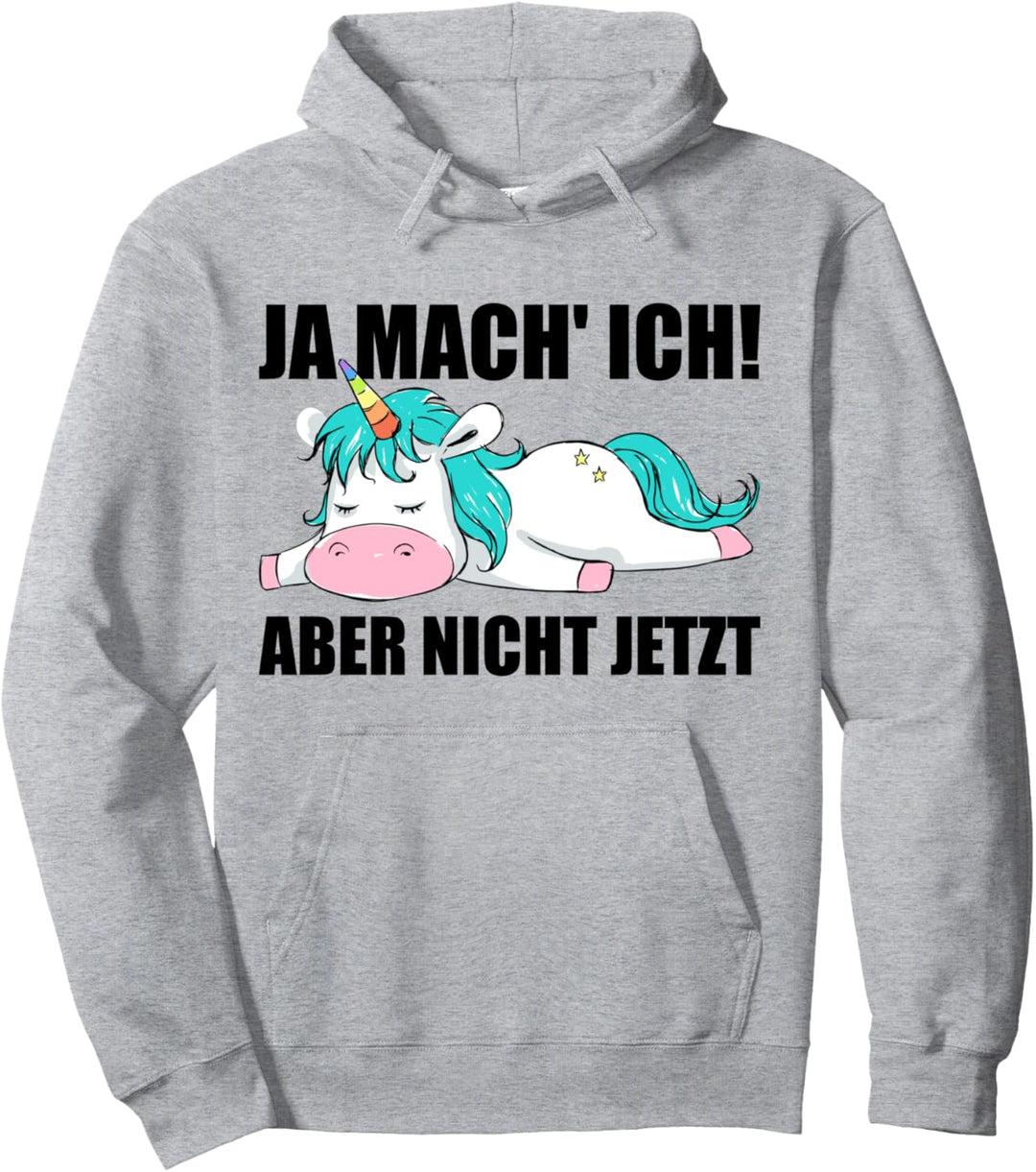Lustiger Spruch Einhorn Mitarbeiterin Arbeitskollege Büro Pullover Hoodie