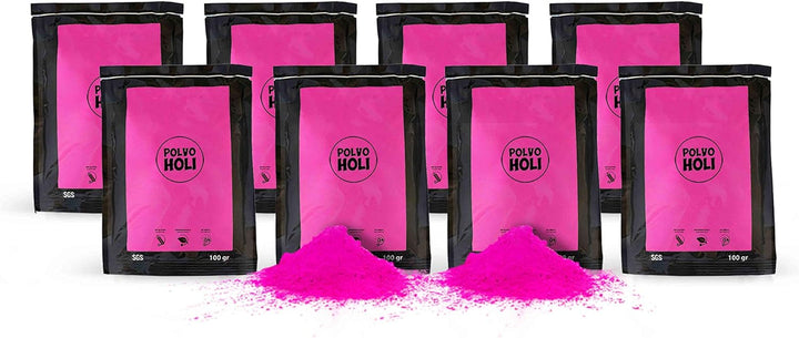 POLVO HOLI - Baby Shower Pack - Zeigen Sie das Geschlecht des Babys (Pink), Pink