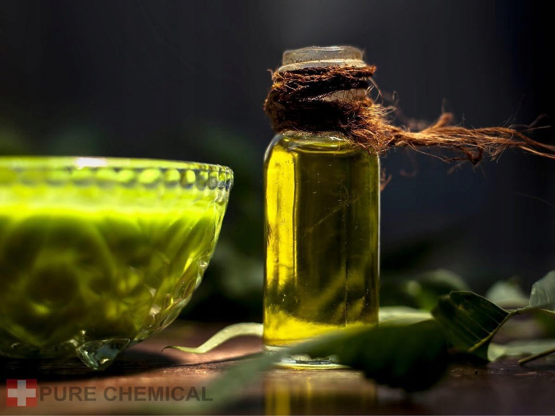 CHOSA Reines Neemöl Kaltgepresst Unraffiniert 1 l - 100% Rein Neem Öl Haare und Körper für alle Haut