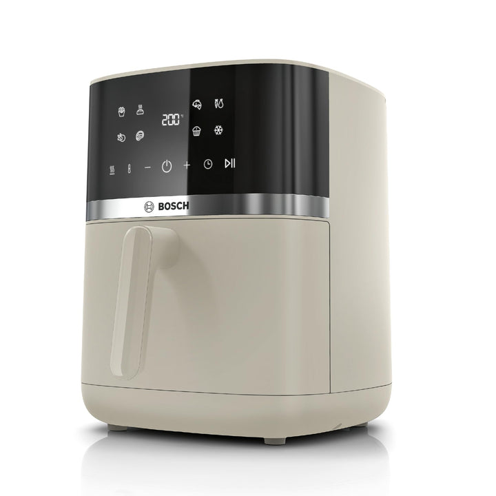 Bosch Heissluftfritteuse Serie 4, XL Air Fryer, creme, 6,1 L Fassungsvermögen, 7 Voreinstellungen, A