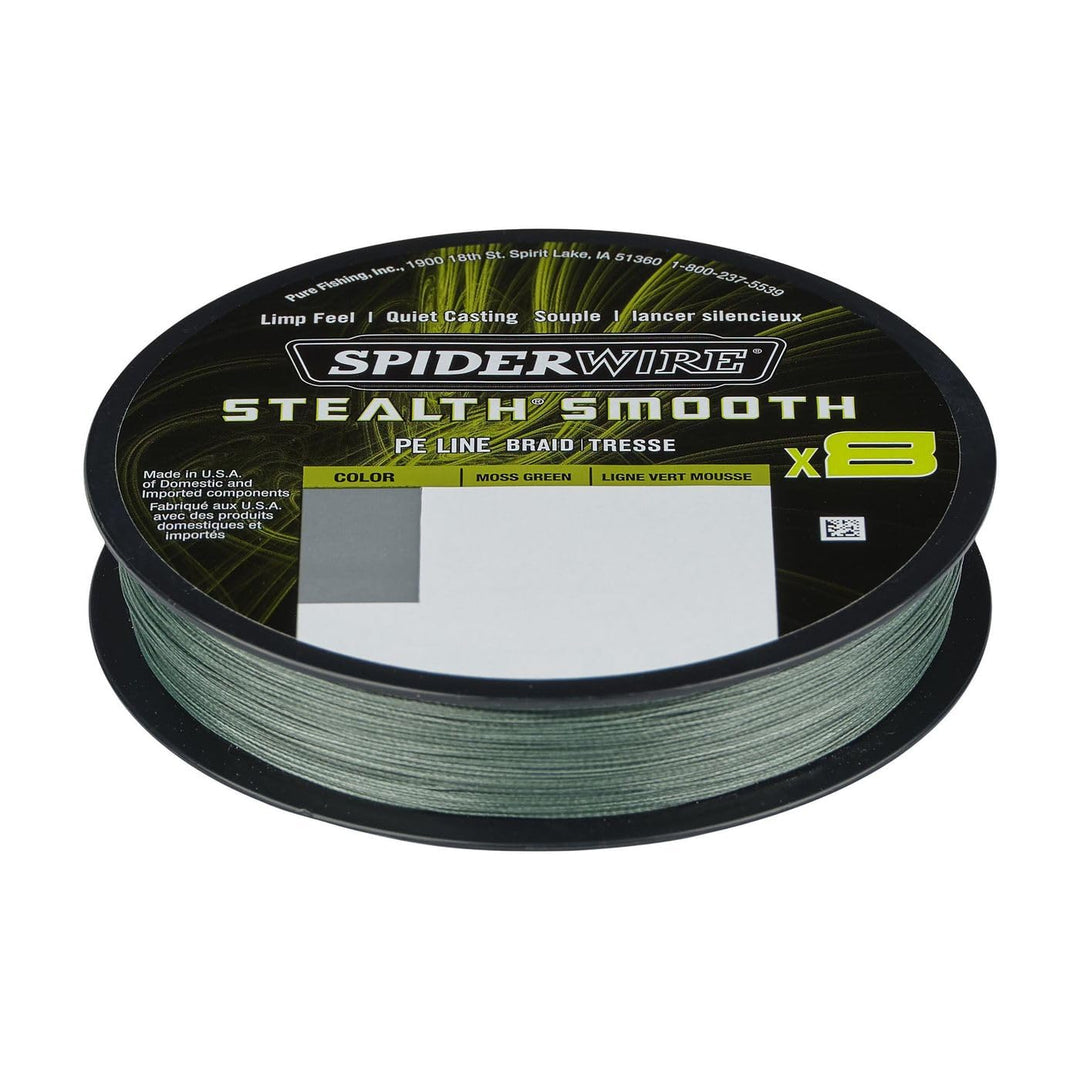Spiderwire Stealth Smooth 8 geflochtene Schnur, 300 m Green 0.29mm/26.4kg/58lb, Green 0.29mm/26.4kg/