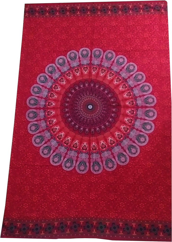 Purpledip Body Wrap "Universal Mandala", Baumwoll-Mischgewebe, Tagesdecke, Strandüberwurf (20050)