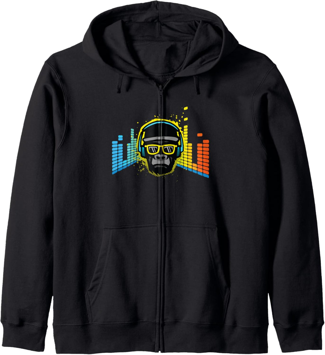 Jammin Monkey - Rockin Headphones Grooves - Music Lover Kapuzenjacke