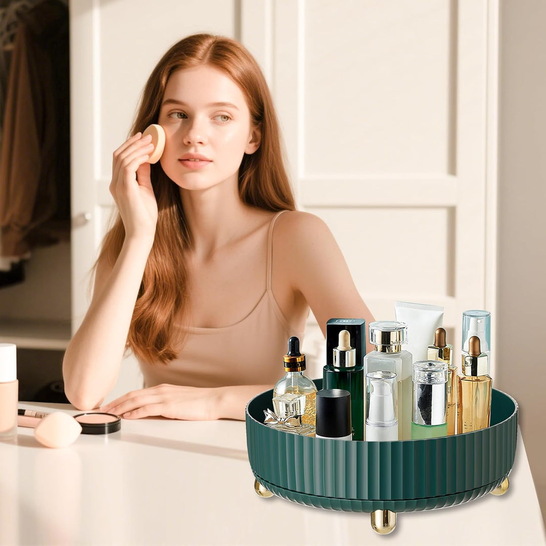 Rotating Makeup Organizer, 360 Rotating Organiser Spinner Tray, Rotating Lazy Susan Organizer is Per