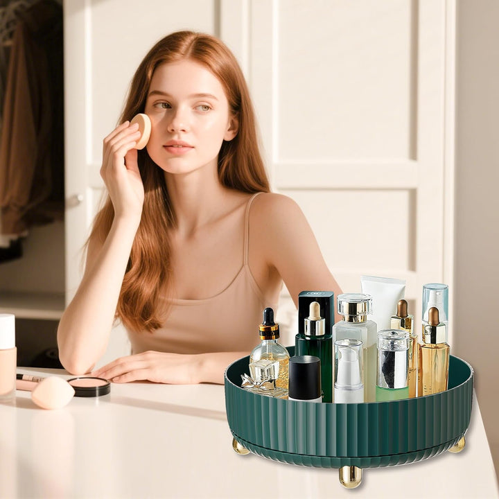 Rotating Makeup Organizer, 360 Rotating Organiser Spinner Tray, Rotating Lazy Susan Organizer is Per
