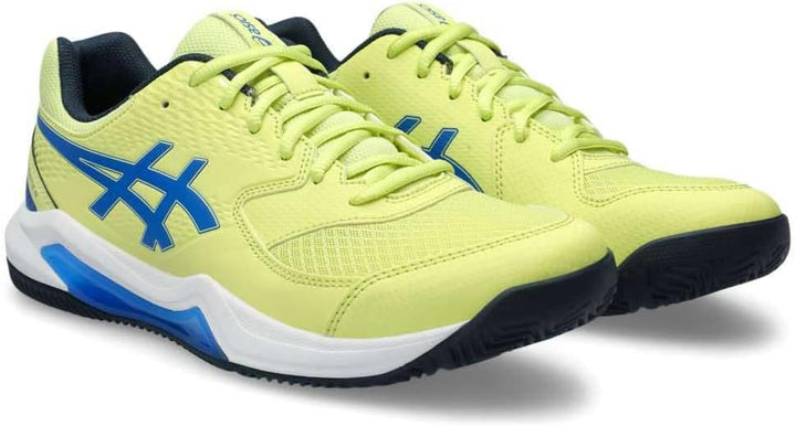 ASICS Herren Gel-Dedicate 8 Padel Sneaker 40 EU Glow Yellow Illusion Blue, 40 EU Glow Yellow Illusio