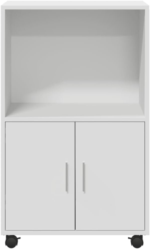 vidaXL Rollschrank, Büroschrank mit Stauraum, Aktenschrank für Wohnzimmer Büro, Bürocontainer Schran