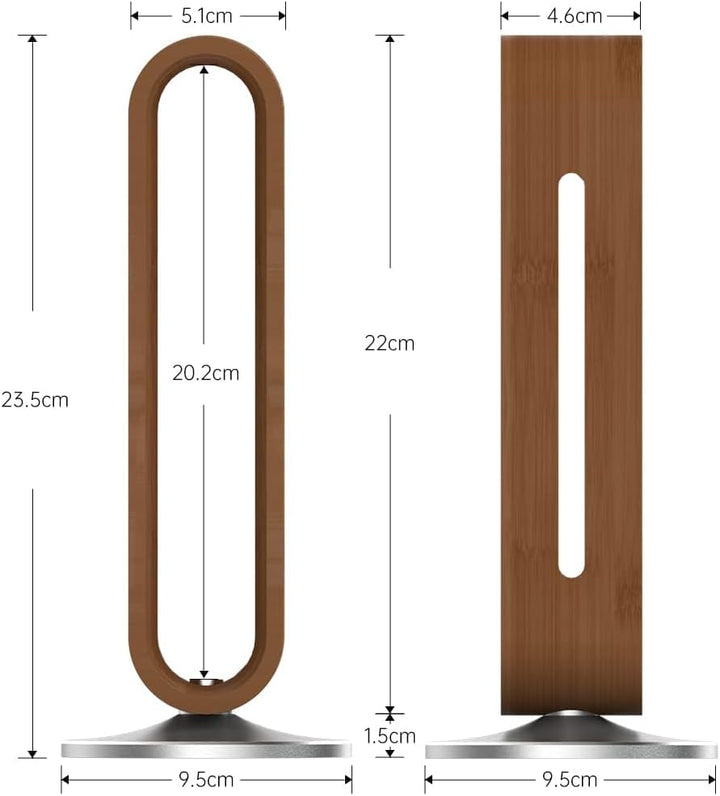 EHOTER Kopfhörerständer aus Holz U-förmiges Bogendesign Kopfhörer Halter Universal Headset Ständer H