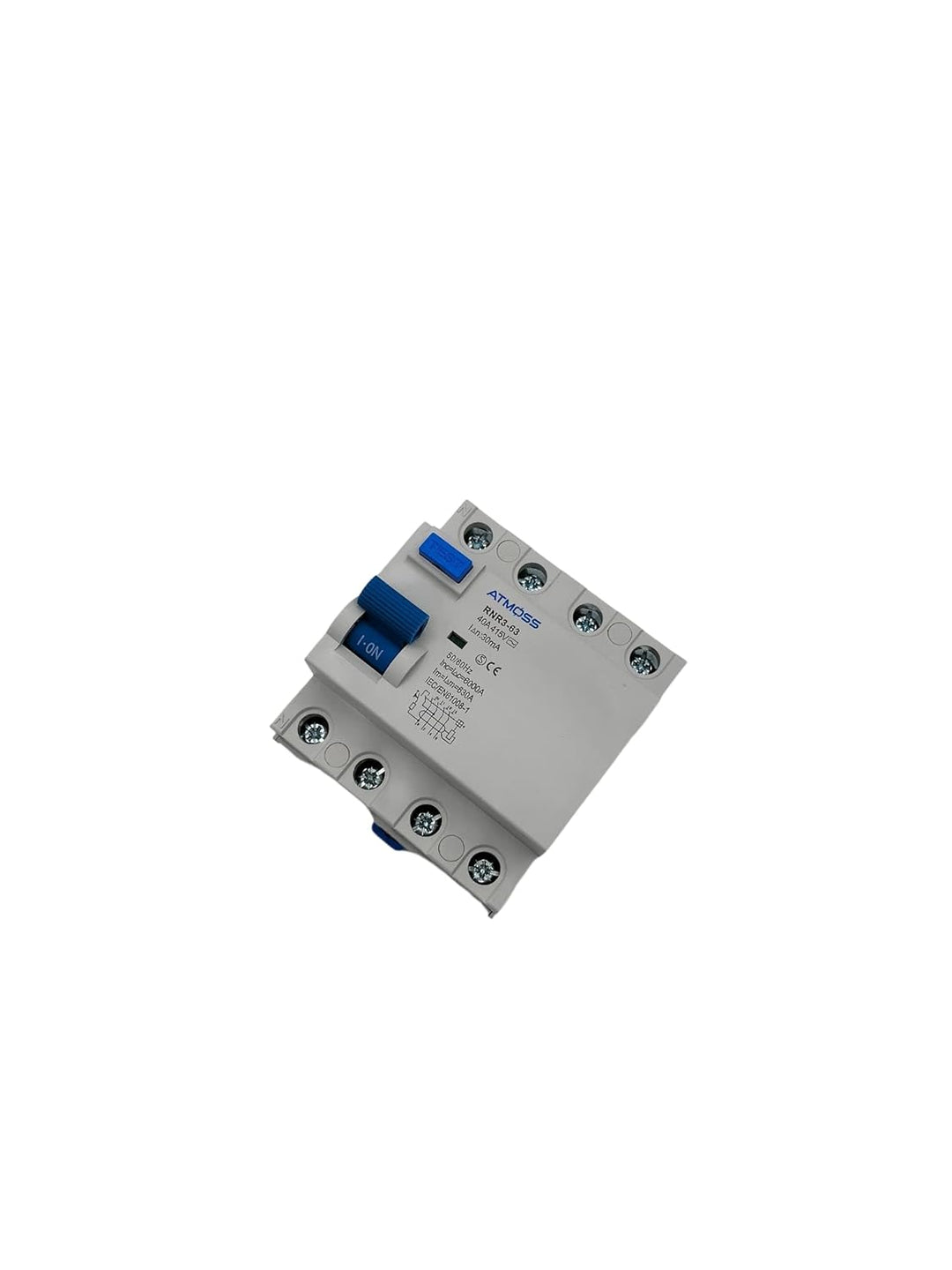 RASMACOR | Schutzschalter 4 Polig 40A | Fehlerstrom-Schutzschalter 4P 40A 30MA | Typ A 30MA | 40/4/0