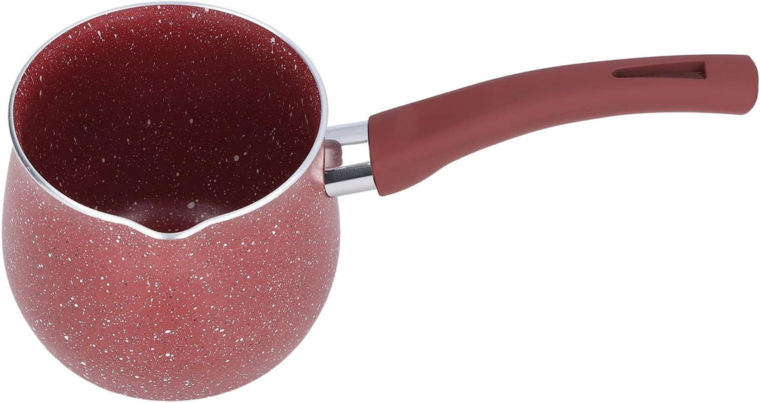 TOPINCN Einhand 10cm Schmelztopf, Mini Milchpfanne Zum Kochen von Klebrigen Saucen, Aufwärmen von Mi