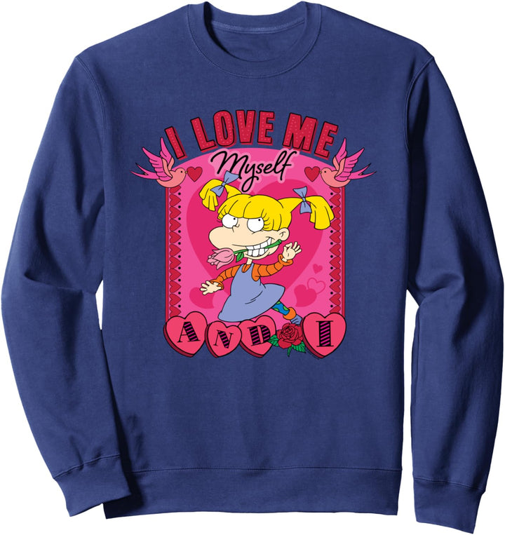 Rugrats Valentine's Day Angelica, I Love Me, Myself And I Sweatshirt
