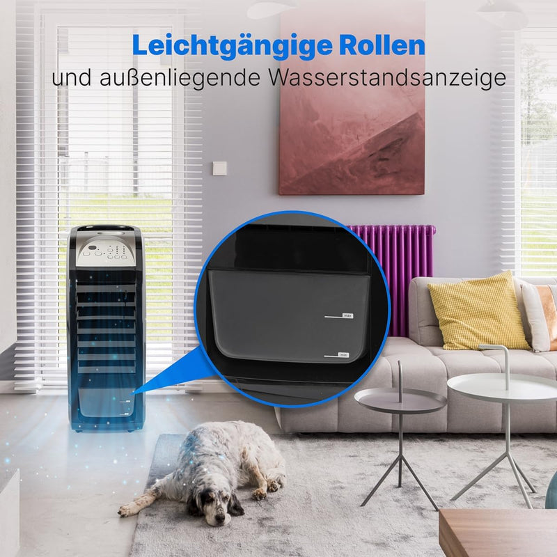 Clatronic 3in1 Klimaanlage/ Klimagerät/ Luftentfeuchter/ Luftreiniger/ Luftkühler LK 3742; mobil; fü