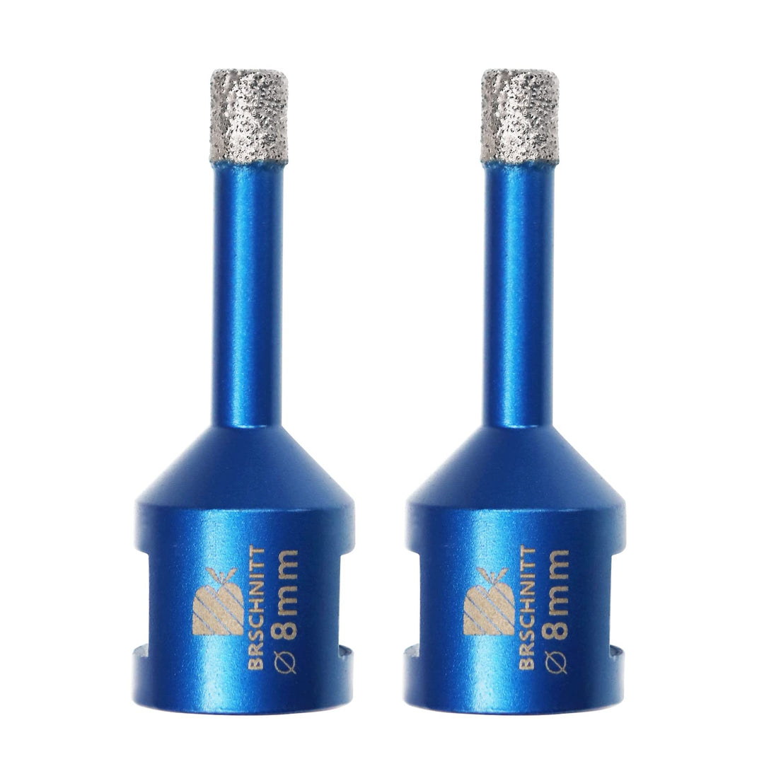 Diamant Fliesenbohrer 8mm - 2 stücke M14 Diamantbohrer Lochsäge für Fliesen Porzellan Keramik Marmor