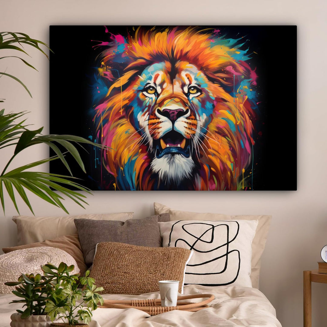 MuchoWow© Bilder Gross 120x80 cm XXL Wohnzimmer Deko Modern Wandbild Foto auf Leinwand Bild Schlafzi