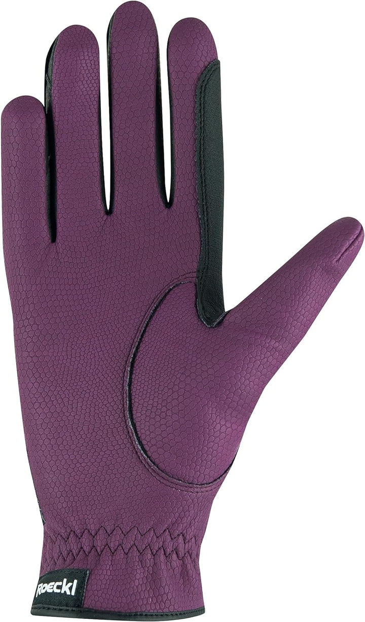 Roeckl Sports Reithandschuh LONA, Ladies Sommer Handschuh, 6 Farben, Grösse 6-8.5 7.5 Traube, 7.5 Tr