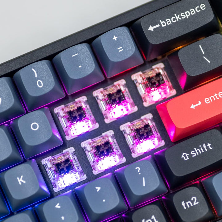Keychron K6 Pro Wireless Custom Mechanical Keyboard, QMK programmierbares Makro, Hot-Swap-fähiger Ke