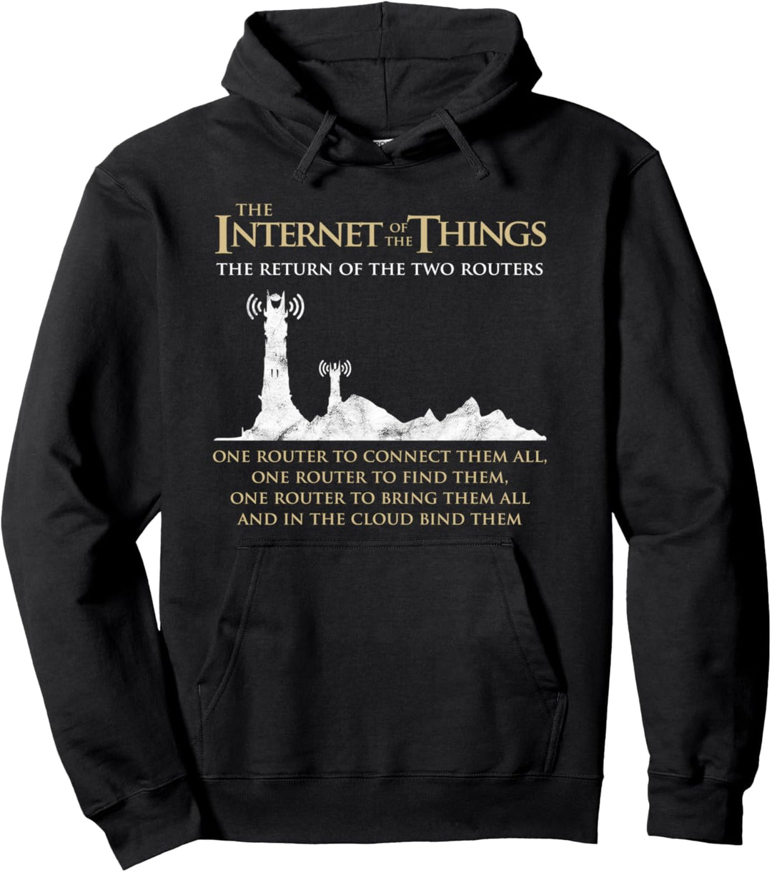IoT Internet Der Dinge Technologie IdD Allesnetz IT Zukunft Pullover Hoodie