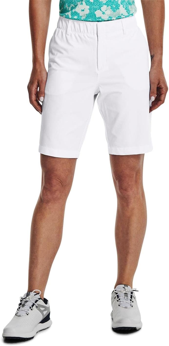 Under Armour Damen Shorts Left Shorts M White (100)/Metallic Silver, M White (100)/Metallic Silver