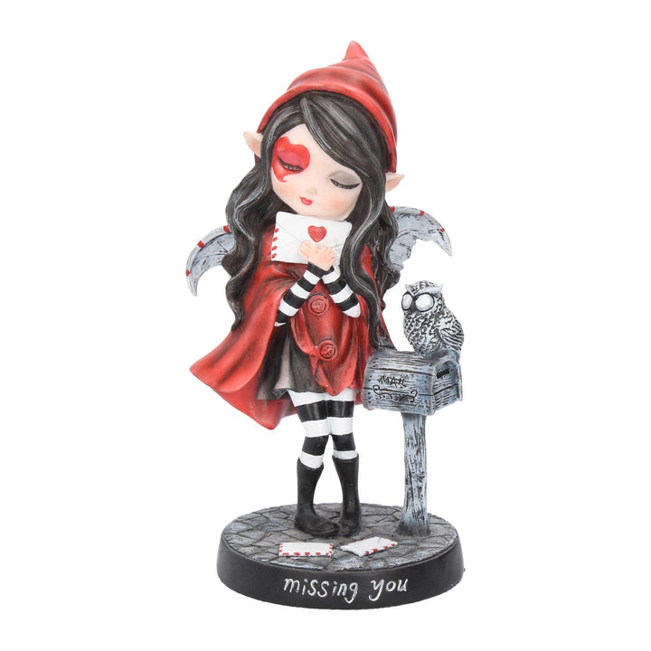 Nemesis Now Figur Missing You 24cm rot