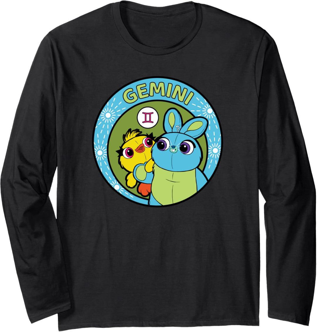 Disney and Pixar's Toy Story 4 Ducky & Bunny Zodiac Gemini Langarmshirt