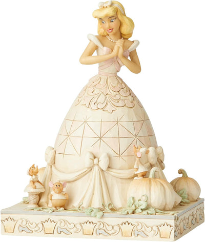 Enesco Disney Traditions by Jim Shore White Woodland Aschenputtel-Figur, 20,3 cm Höhe x 12,1 cm Brei