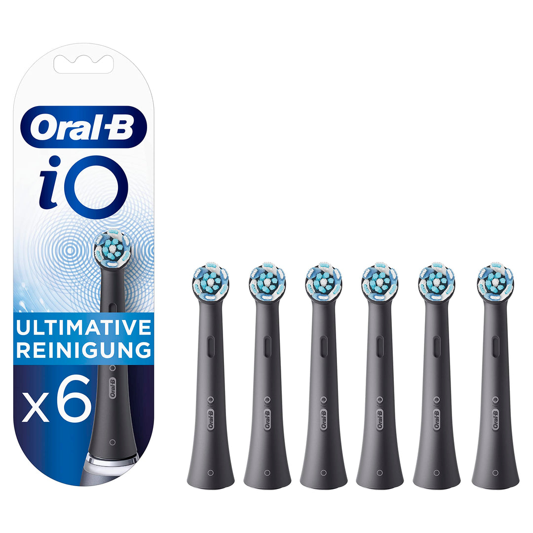 Oral-B iO Ultimative Reinigung Aufsteckbürsten für elektrische Zahnbürste, 6 Stück, ultimative Zahnr