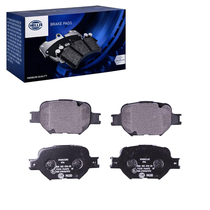 HELLA PAGID 8DB 355 010-201 Bremsbelagsatz - T1330 - Dicke/Stärke: 17mm - Bremssystem: Akebono - nic