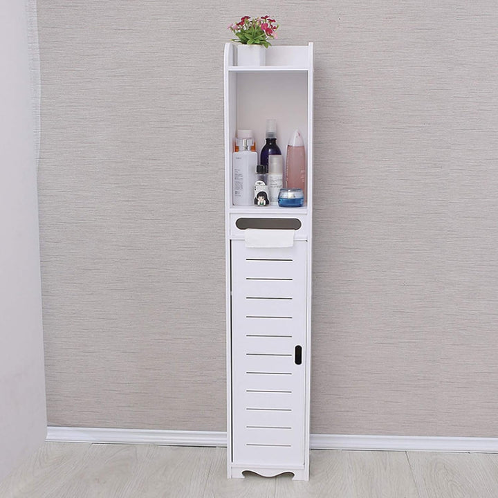 DDZcozy Badezimmerschrank, Aufbewahrung Schrank Badezimmer Organizer Schrank Schmal 80x20x20cm Badsc