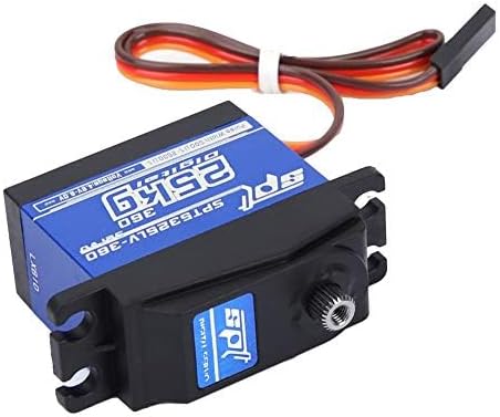 SPT5525LV-360 25KG RC Servo, 4,8V-6,0V Digital Servo 25KG Kontinuierliche Rotation Metall Mit Zubehö