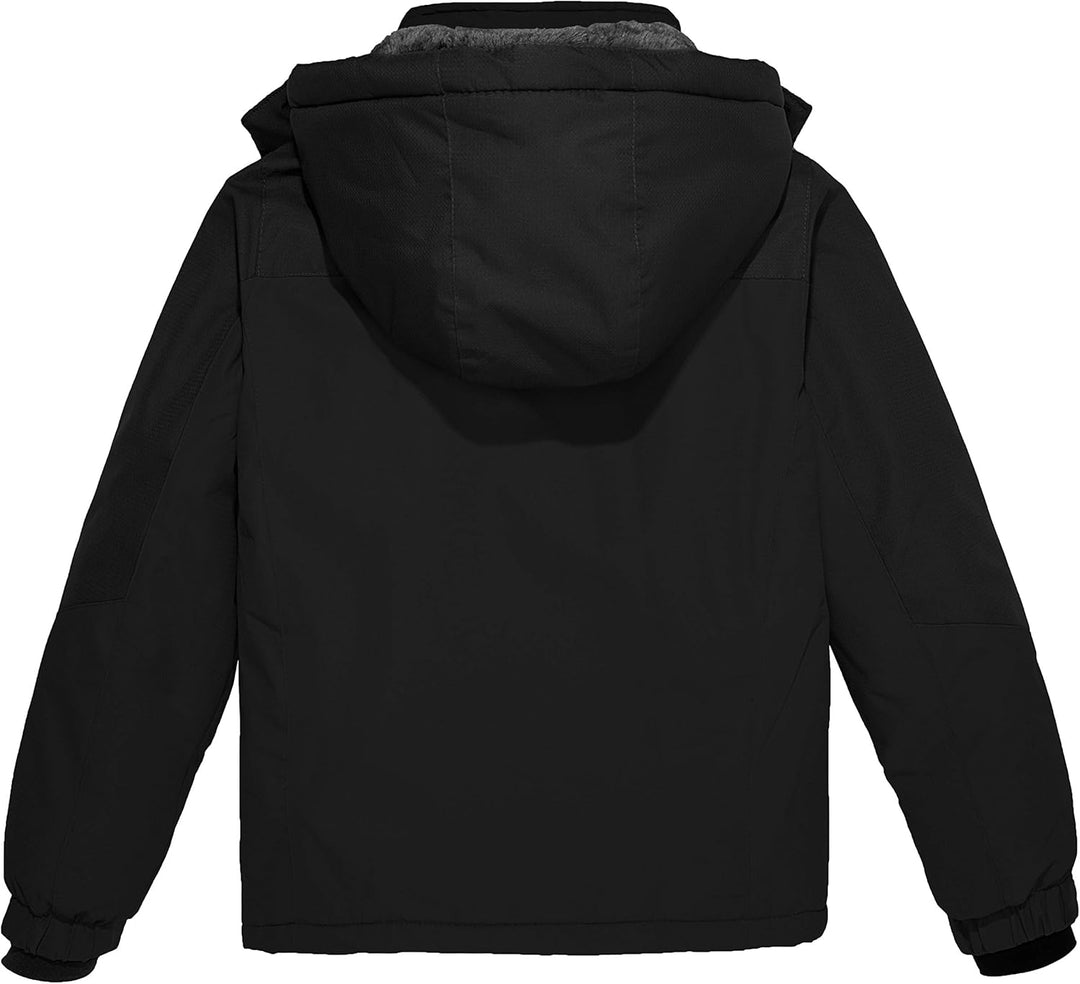 Wantdo Jungen Berg Ski Jacke Warmer Winter Fleece Mäntel Wasserdichter Atmungsaktive Jacke Outdoor K